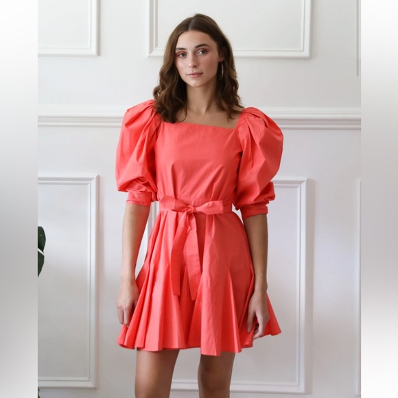 Dresses & Skirts - 1. Mille $258 Anais 100% Cotton Dress in Melon